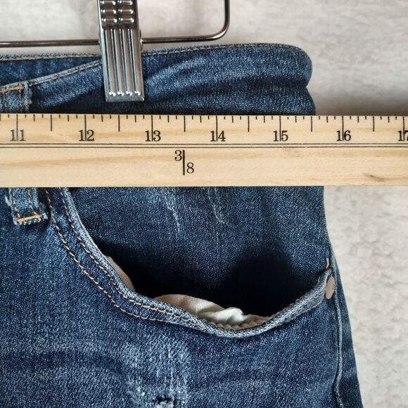 Judy Blue Distressed Jeans Women’s Size 9/29 Blue Denim Stretch Ripped Pants - Picture 8 of 13